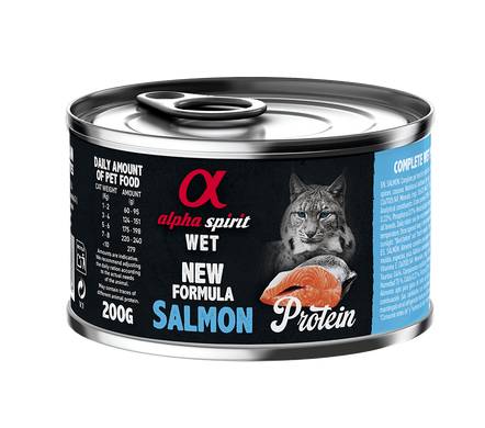 Alpha Spirit Salmon for Adult Cats Повнораціонний вологий корм із лососем для котів