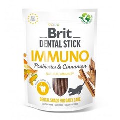 Brit Dental Stick Immuno - Ласощі для собак для міцного імунітету з пробіотиками та корицею