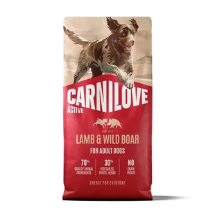 Carnilove Active Adult Lamb & Wild Boar Сухой корм с ягненком и диким кабаном для собак, 12 кг