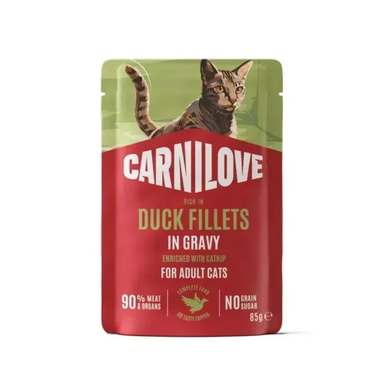 Carnilove Gravy Adult Multipack Влажный корм в соусе набор из 4 вкусов для кошек, 12x85 г