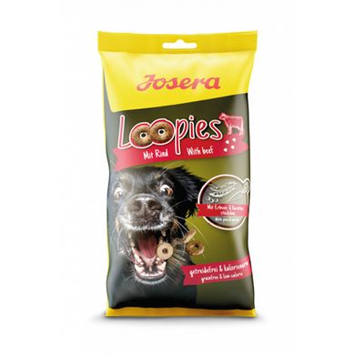 Josera Loopies Rind - Лакомство с говядиной для собак, 150 г