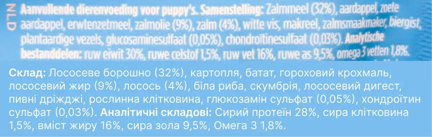 Функциональное печенье для щенков с Лососем для поддержания здоровья суставов и связок Fish4Dogs Support+, 150 г