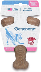 Benebone Puppy Wishbone Bacon Жувальна іграшка з беконом для цуценят, розмір M