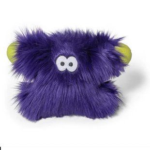 West Paw Rowdies Fergus Purple Fur Фергус пухнастий Iграшка-пищалка для собак, фіолетовий, 16 см