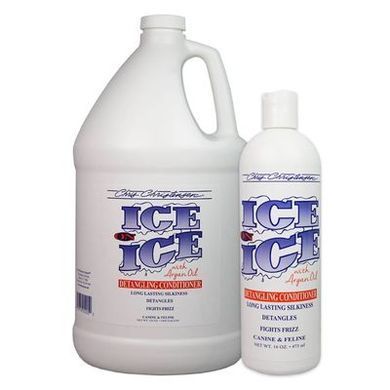 Chris Christensen Ice on Ice Detangling Conditioner Кондиціонер з аргановою олією для відновлення природного балансу вологи в шерсті, 3,8 л