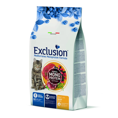 Exclusion Adult Beef Сухой корм для взрослых кошек всех пород с говядиной, 0,3 кг