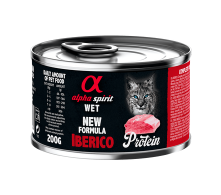 Alpha Spirit Iberico for Adult Cats Повнораціонний вологий корм із іберійською свининою для котів