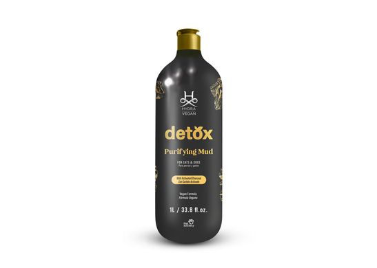 Hydra Vegan Detox Purifying Mud Очищающая грязь для шерстного покрова собак и кошек 1 л