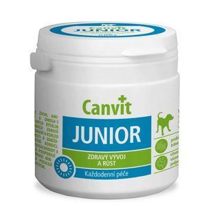 Canvit Junior for dogs Комплекс вітамінів для цуценят та молодих собак, 230 г
