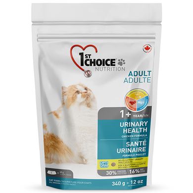 1st Choice Urinary Health - Сухий корм для котів, схильних до сечокам'яної хвороби, 340 г