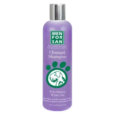 Menforsan Shampoo White Fur Шампунь для собак с белой шерстью, 300 мл