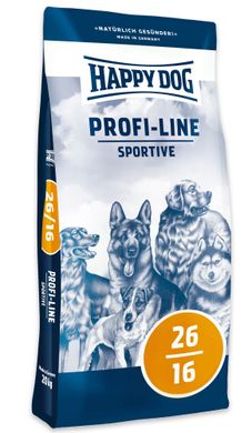 Happy Dog Profi Sportive - Сухой корм для взрослых собак с умеренными нагрузками, 20 кг