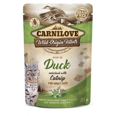 Carnilove cat pouch Вологий корм з качкою і котячою м'ятою для котів