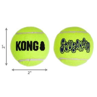 Kong SqueakAir Ball Игрушка мяч-пискавка для собак S, 3 шт