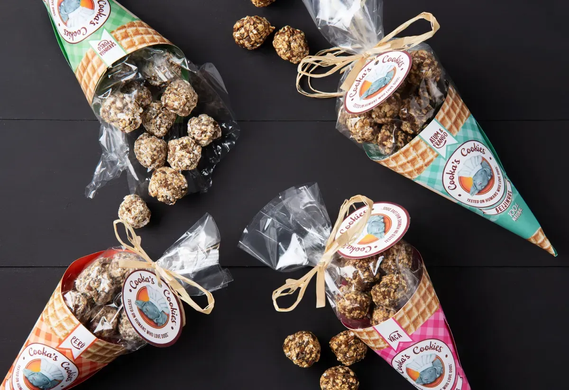 Натуральні ласощі для собак Cooka's Cookies Beijinhos Яловичина з морквою та насінням, 50 г
