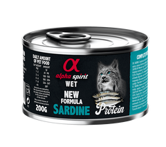 Alpha Spirit Sardine for Adult Cats Повнораціонний вологий корм з сардиною для котів
