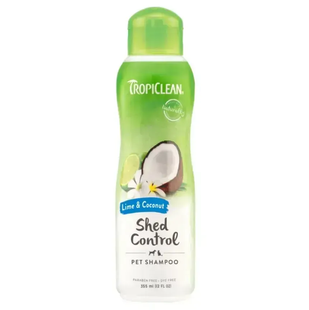 Tropiclean Lime & Coconut Тропіклін Шампунь з кокосом та лаймом для прискорення линьки для собак та котів, 355 мл