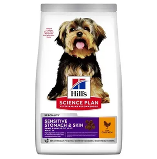 Hill's Science Plan Adult Small & Mini Sensitive Stomach & Skin Сухий корм з куркою для дорослих собак малих та мініатюрних порід при чутливому шлунку або шкіри, 3 кг