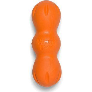 West Paw Rumpus Small Tangerine Іграшка для собак, помаранчева, 13 см