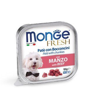 Monge Dog Fresh - Паштет для собак з яловичиною, 100 г