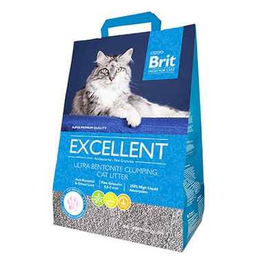 Brit Fresh Excellent - Наповнювач бентонітовий для котячого туалету, 5 кг