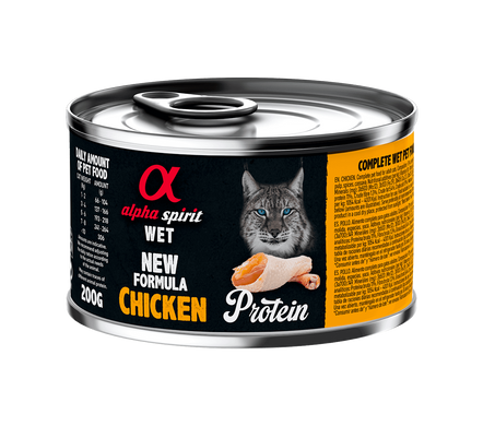 Alpha Spirit Chicken Adult Cat Полнорационный влажный корм с курицей для кошек