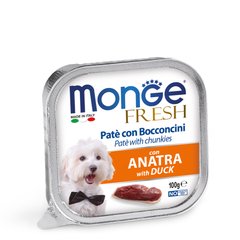 Monge Dog Fresh - Паштет для собак з качкою, 100 г