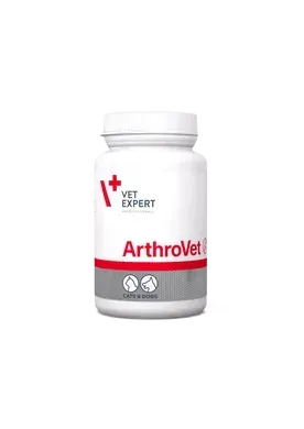 Vet Expert ArthroVet АртроВет Харчова добавка для підтримки та захисту суглобів у котів та собак, 60 табл