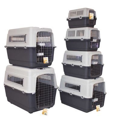 CROCI XL Vagabond 6 Pet Transport Переноска+колеса+2 миски для котів і собак, 90x60x68 см