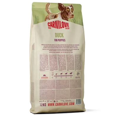 Carnilove True Fresh Puppy Сухий корм з качкою для цуценят, 12 кг