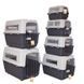 CROCI XL Vagabond 6 Pet Transport Переноска+колеса+2 миски для котів і собак, 90x60x68 см