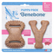 Benebone Puppy 2-pack Dental Chew/Wishbone Bacon - Набір з двох жувальних іграшок для собак зі смаком бекону