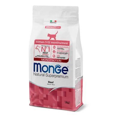 Monge Cat Kitten Beef Сухий корм з яловичиною для кошенят, 400 г