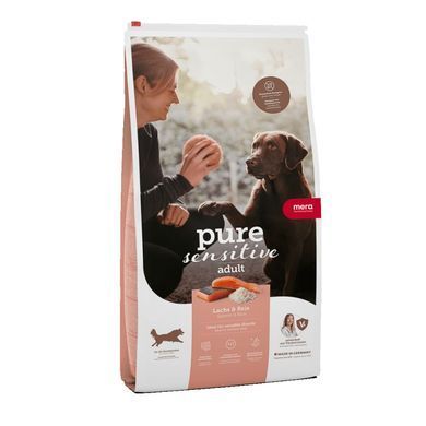 MERA pure sensitive ADULT Lachs & Reis Сухой корм с лососем и рисом для взрослых собак, 12,5 кг