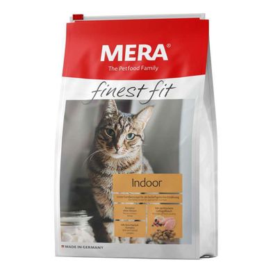 MERA finest fit Indoor корм для кошек, содержащихся в помещении, со свежим мясом птицы и лесными ягодами, 1,5 кг