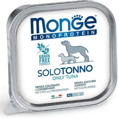 Monge Dog Solo - Влажный корм с тунцом, 150 г
