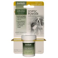 Safari Styptic Powder Антисептичний, кровоспинний порошок для собак та котів 14 г