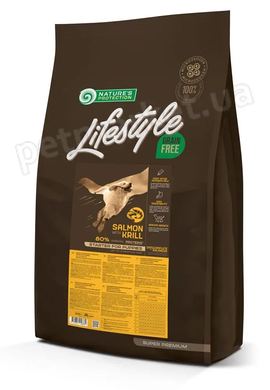 Nature's Protection Lifestyle GF Starter For Puppies Сухий беззерновий корм для цуценят всіх порід з лососем та крилем, 10 кг