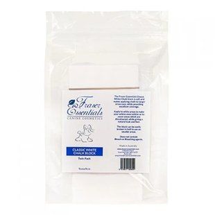 Fraser Essentials Classic White Chalk Block Біла крейда для грумінгу собак, подвійний набір