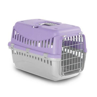 MP Bergamo Gipsy 1 small Lilla Переноска з металевими дверцятами 46x31x32 см  для собак та котів, бузковий