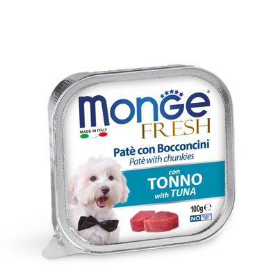 Monge Dog Fresh - Паштет для собак с тунцом, 100 г