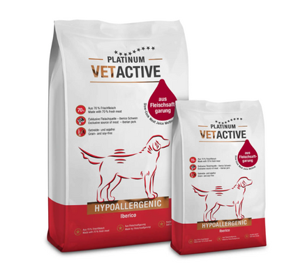 Platinum Vet Active Hypoallergenic Напіввологий гіпоалергенний корм при харчовій алергії та непереносністю для собак всіх порід 5 кг