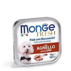 Monge Dog Fresh - Паштет для собак з ягням, 100 г