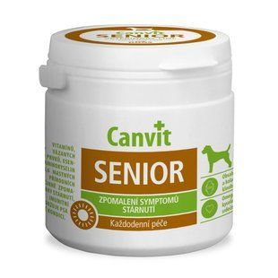 Canvit Senior for Dogs Добавка для уповільнення старіння собак похилого віку, 500 г
