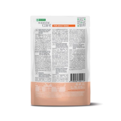 Nature's Protection Superior Care Red Coat Adult All Breed Dogs With Tuna Вологий корм з тунцем для дорослих собак з рудою вовною, 70 г
