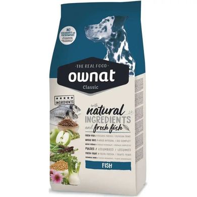 Ownat Dog Classic Fish Сухий корм з м'ясом та свіжою рибою для дорослих собак усіх порід 4 кг