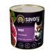 Savory Dog Gourmand Beef Вологий корм (консерви) з яловичиною для дорослих собак усіх порід, 800 г