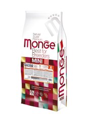 Monge Dog Вwild Grain Free Mini Duck Сухой корм с уткой для взрослых собак мелких пород, 15 кг