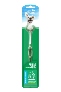 TropiClean TripleFlex Тропіклін Зубна щітка  для собак малих порід, S