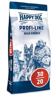 Happy Dog Profi High Energy - Сухий корм для дорослих собак з підвищеними потребами в енергії, 20 кг